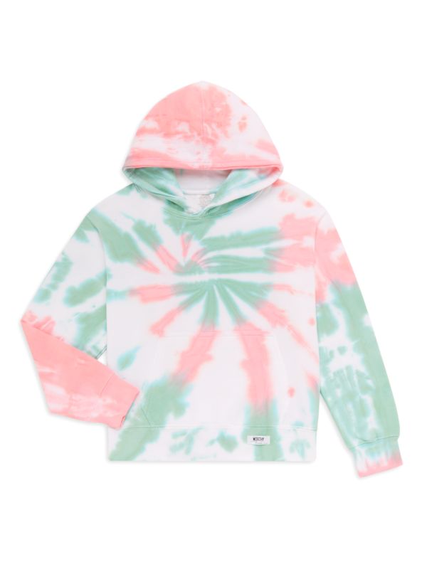 Worthy Threads Little Girl's & Girl's Tie-Dye Hoodie